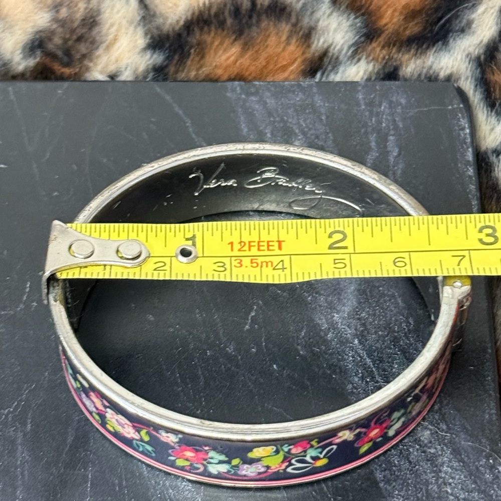 Vera Bradley Floral & Paisley Bangle/Cuff Bracelet Set - Picture 7 of 8
